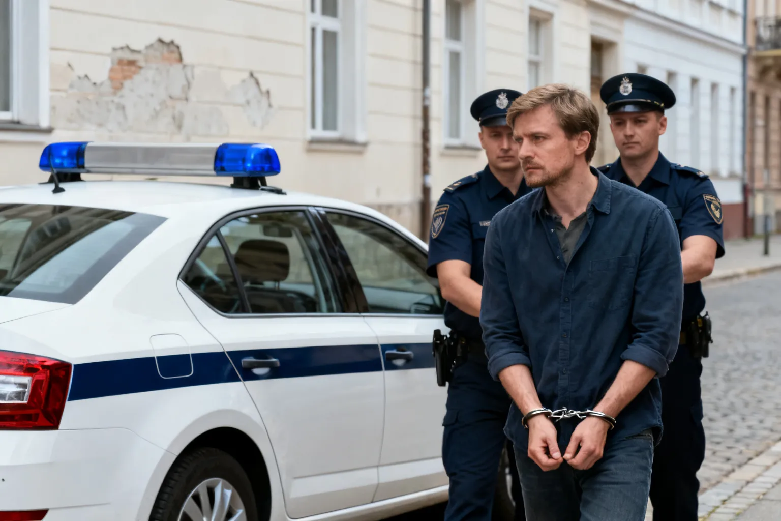 Zatrzymano mężczyznę podejrzanego o zniszczenie elewacji na Kazimierzu