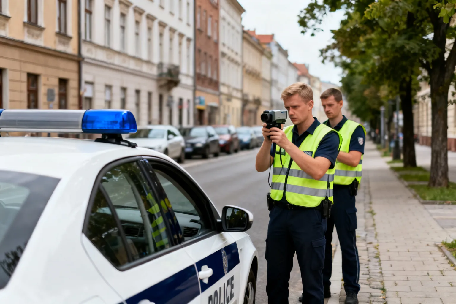 Kontrole prędkości w Krakowie podczas akcji PRĘDKOŚĆ