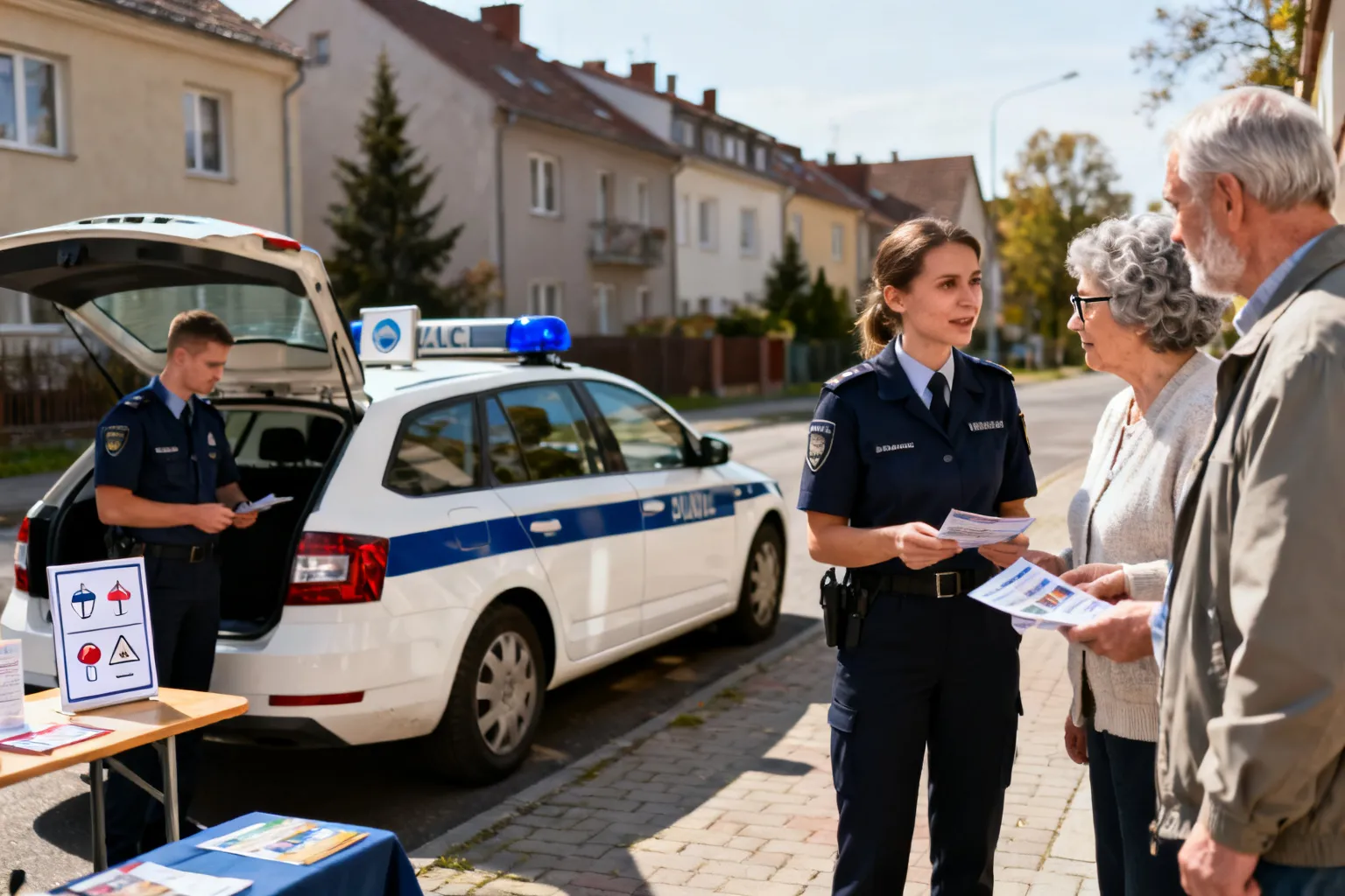 Policja w Krakowie edukowała seniorów o oszustwach podczas Dnia Osób Starszych