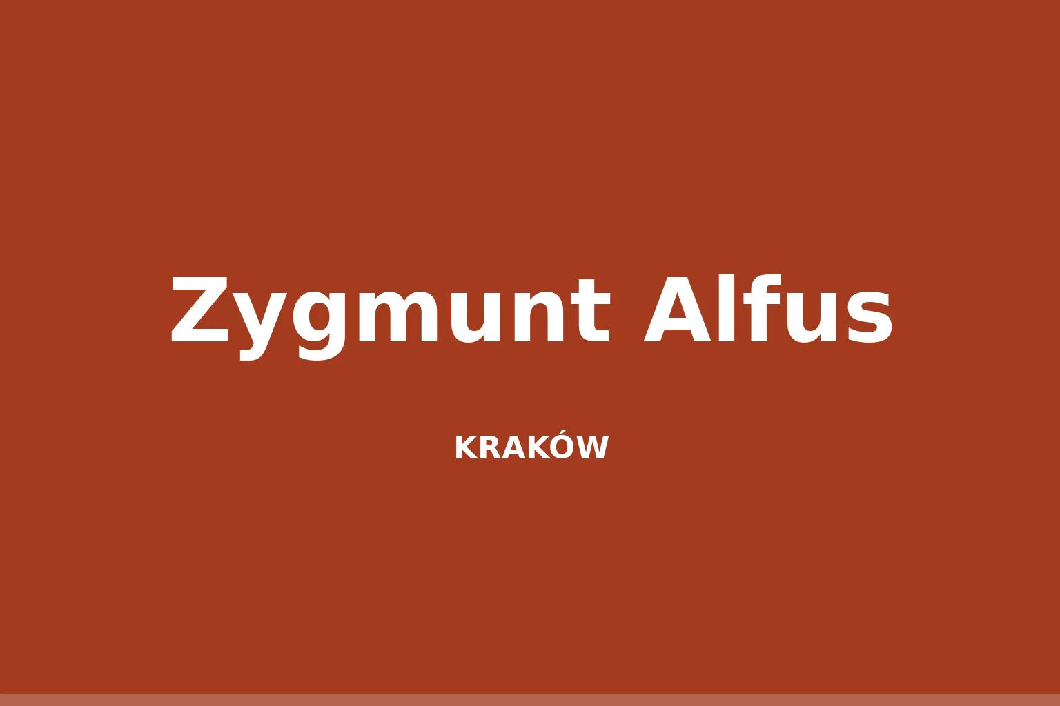 Zygmunt Alfus