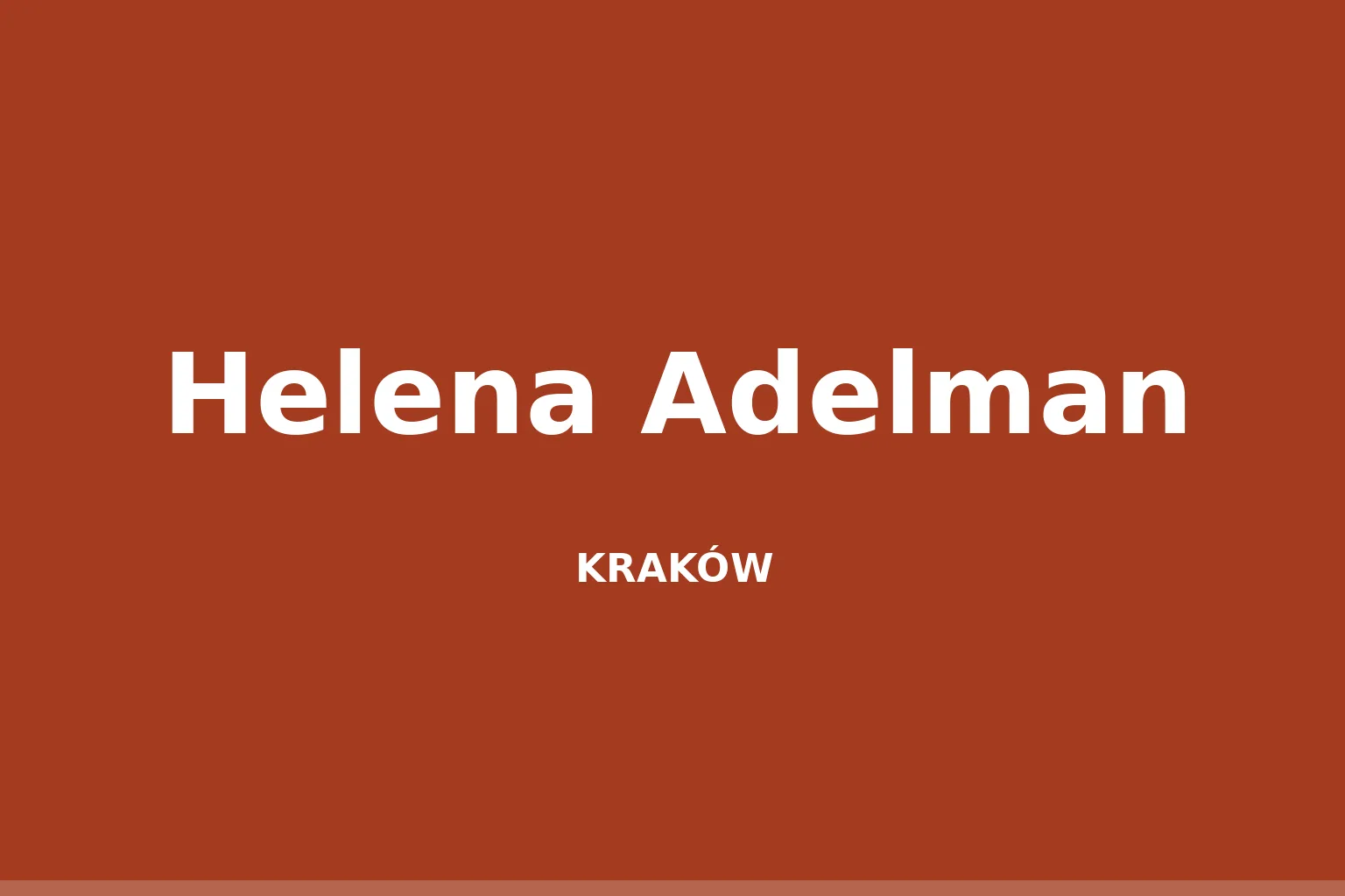 Helena Adelman