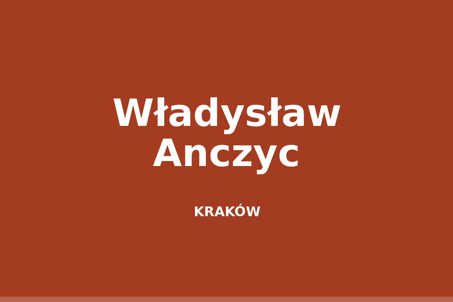Władysław Anczyc