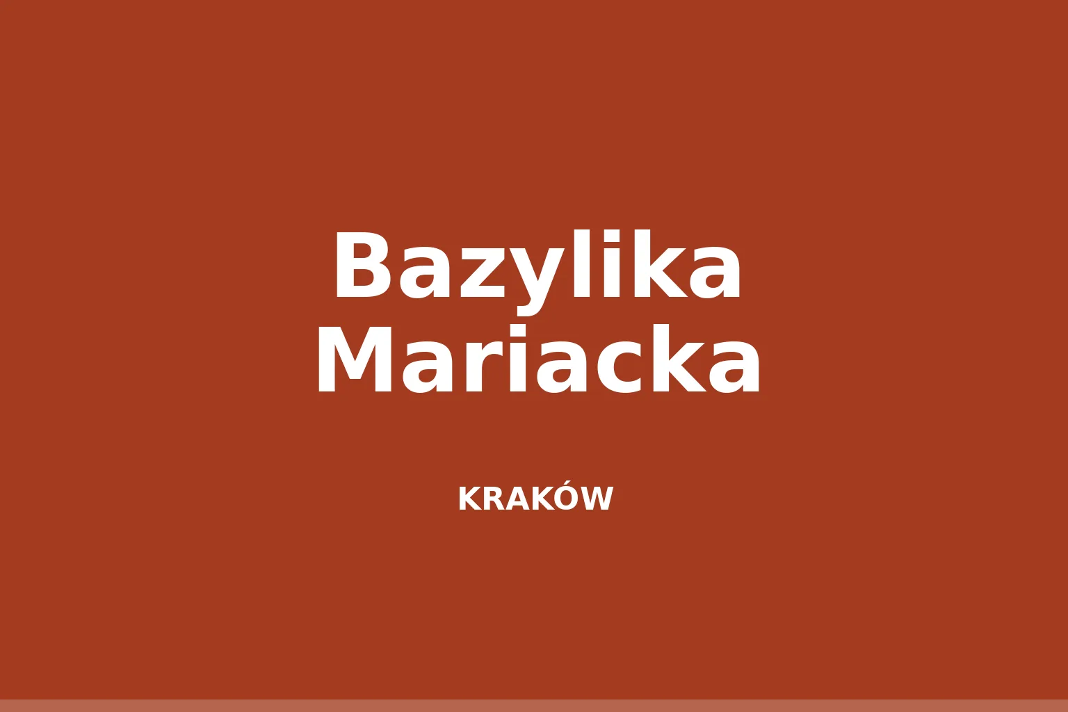 Bazylika Mariacka