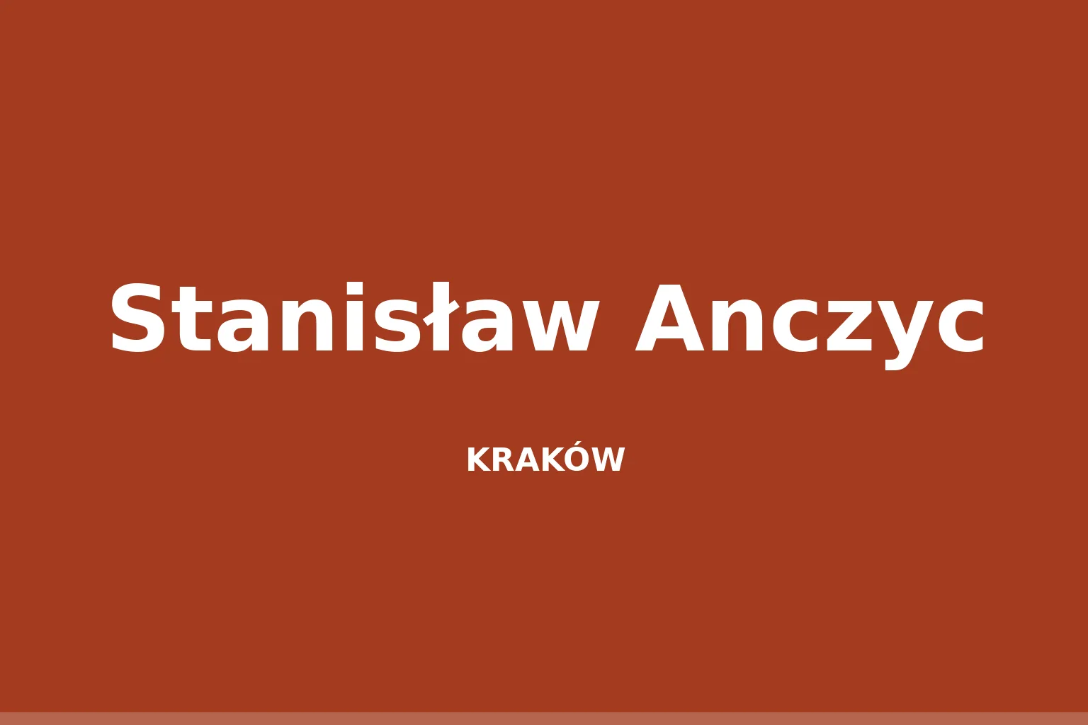 Stanisław Anczyc (zm. 1863)